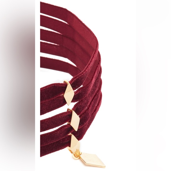 VANESSA MONEY Delilah Velvet Wide Choker Necklace - Picture 3 of 3